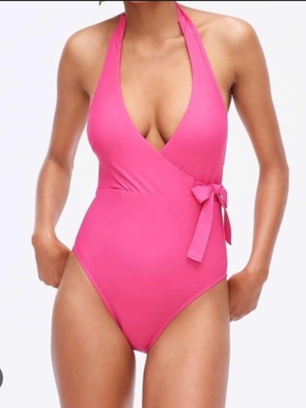 J. Crew Halter Wrap Swimsuit